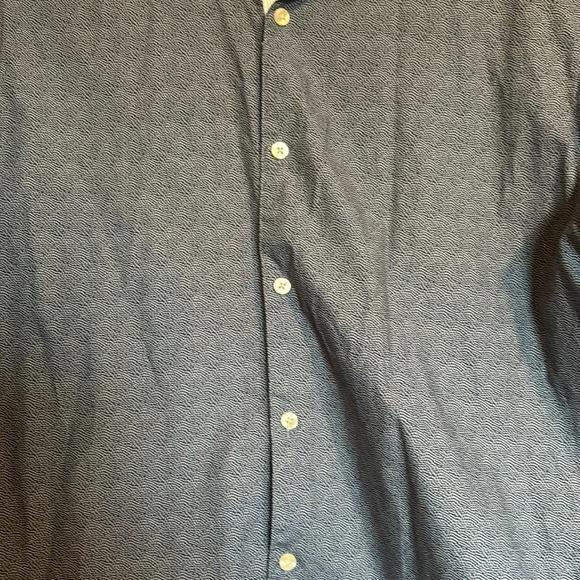 Original Penguin men’s blue long sleeve button down shirt size 16 - Picture 3 of 10